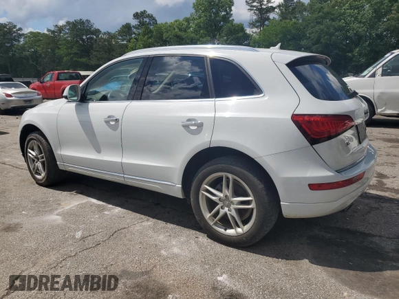 2015 Audi Q5 Premium Plus with VIN WA1LFAFPXFA093161, listed as a Copart auction lot 56824935 with 124,365 mi miles and Clean title. Bid and sale history available at DreamBid. Image 2.