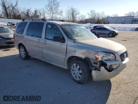 2007 Buick Terraza CXL with VIN 5GADV33157D212633, listed as a Copart auction lot 88350445 with 172,005 mi miles and Salvage Title. Bid and sale history available at DreamBid. Image 4.