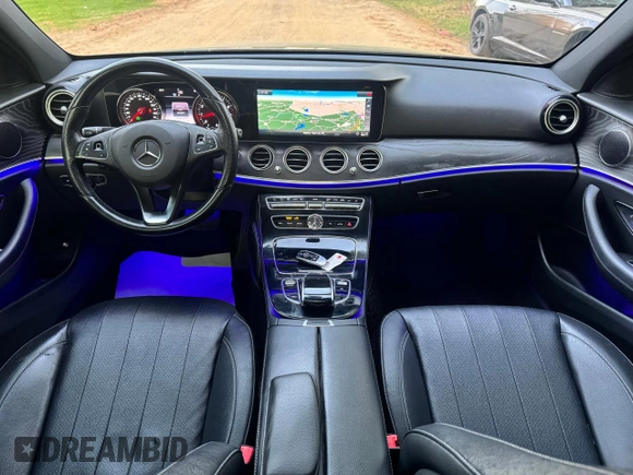 2017 Mercedes-Benz E-Class E 300 Luxury with VIN WDDZF4KB3HA104604, listed as a Copart auction lot 55533765 with 125,497 mi miles and Clean Title. Bid and sale history available at carsss.com. Image 9.