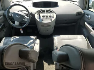 2005 Nissan Quest SL with VIN 5N1BV28U25N102483, listed as a Copart auction lot 69293754 with 0 mi miles and Salvage Title. Bid and sale history available at carsss.com. Image 8.