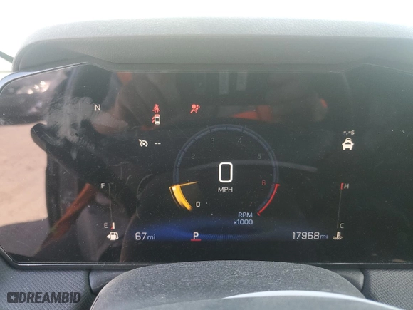 2024 Chevrolet TrailBlazer RS with VIN KL79MTSL1RB106783, listed as a Copart auction lot 50127865 with 17,968 mi miles and Salvage Title. Bid and sale history available at carsss.com. Image 9.