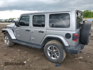 2018 Jeep Wrangler Unlimited Sahara with VIN 1C4HJXEG6JW239095, listed as a Copart auction lot 58222225 with 59,969 mi miles and Salvage title. Bid and sale history available at DreamBid. Image 2.
