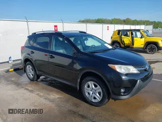2015 Toyota RAV4 LE with VIN 2T3BFREV9FW371596, listed as a IAAI auction lot 42074614 with 113,264 mi miles and . Bid and sale history available at DreamBid. Image 1.
