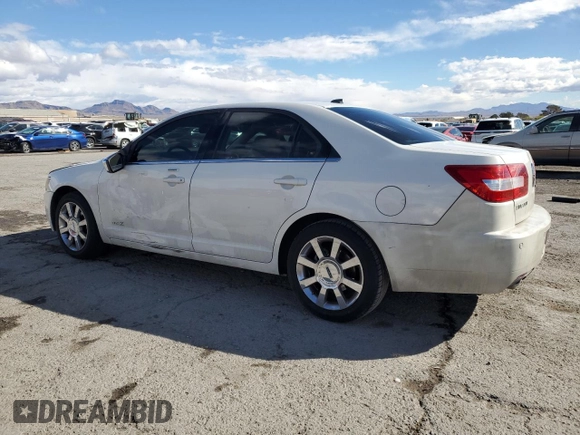 2008 Lincoln MKZ with VIN 3LNHM28T48R610461, listed as a Copart auction lot 48172705 with 169,389 mi miles and Salvage Title. Bid and sale history available at DreamBid. Image 2.