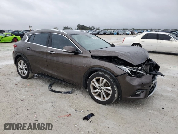 2017 Infiniti QX30 with VIN SJKCH5CP9HA033089, listed as a Copart auction lot 88962245 with 78,942 mi miles and Clean title. Bid and sale history available at DreamBid. Image 4.
