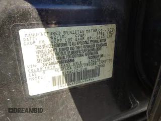 2011 Nissan Sentra 2.0 z VIN 3N1AB6AP0BL656866, wystawiony jako IAAI lot #41432214 z przebiegiem 166 537 mil mil oraz . Historia ofert i sprzedaży dostępna na DreamBid. Obrazek 9.