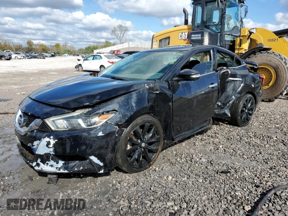 2017 Nissan Maxima S with VIN 1N4AA6AP3HC415894, listed as a Copart auction lot 79550064 with 75,170 mi miles and Salvage Title. Bid and sale history available at DreamBid. Image 1.