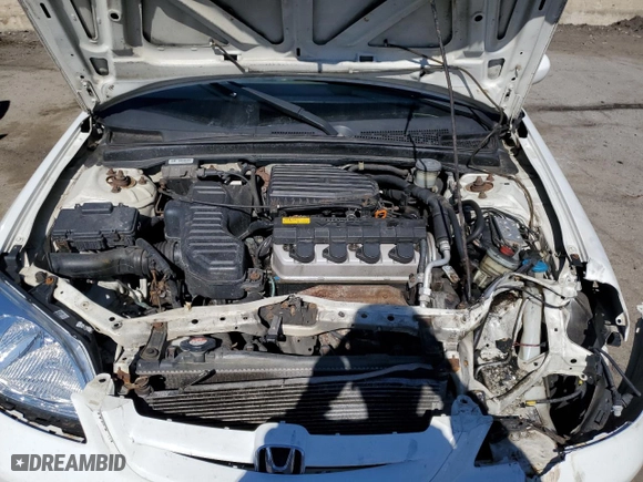 2001 Honda Civic EX with VIN 1HGEM22931L118112, listed as a Copart auction lot 48282975 with 202,058 mi miles and Salvage Title. Bid and sale history available at carsss.com. Image 11.