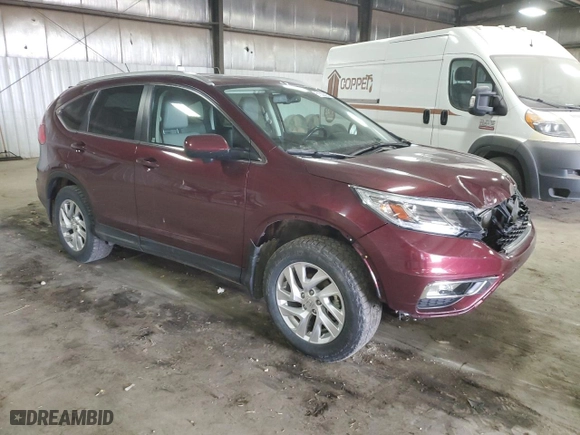 2016 Honda CR-V EX-L with VIN 2HKRM4H78GH676357, listed as a Copart auction lot 51325595 with 68,216 mi miles and Salvage Title. Bid and sale history available at carsss.com. Image 4.