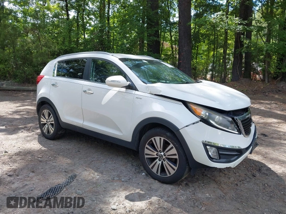 2014 Kia Sportage EX with VIN KNDPCCAC5E7658993, listed as a IAAI auction lot 42679549 with 107,658 mi miles and . Bid and sale history available at DreamBid. Image 1.