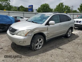 2006 Lexus RX 330 z VIN 2T2HA31U06C101391, wystawiony jako Copart lot #57081315 z przebiegiem 214 599 mil mil oraz Szkoda całkowita • Salvage title. Historia ofert i sprzedaży dostępna na DreamBid. Obrazek 1.