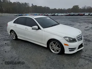 2013 Mercedes-Benz C 250 Sport with VIN WDDGF4HB6DR272568, listed as a Copart auction lot 80658394 with 131,457 mi miles and Salvage Title. Bid and sale history available at DreamBid. Image 4.