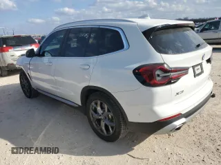2024 BMW X3 xDrive30i with VIN 5UX53DP08R9T75944, listed as a Copart auction lot 44019865 with 11,777 mi miles and Salvage Title. Bid and sale history available at carsss.com. Image 2.