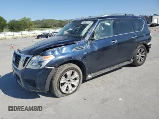 2019 Nissan Armada SL z VIN JN8AY2ND9KX010660, wystawiony jako Copart lot #53450555 z przebiegiem 109 710 mil mil oraz Szkoda całkowita • Salvage title. Historia ofert i sprzedaży dostępna na DreamBid. Obrazek 1.