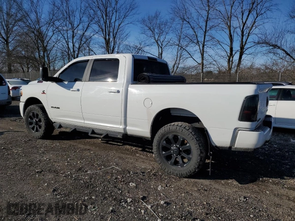2022 Ram 2500 Big Horn with VIN 3C6UR5DL0NG216241, listed as a Copart auction lot 44494005 with 59,535 mi miles and Salvage Title. Bid and sale history available at carsss.com. Image 2.