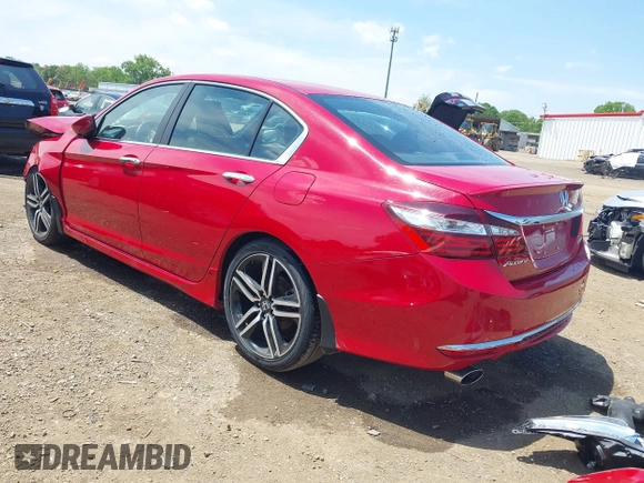 2016 Honda Accord Sport z VIN 1HGCR2F52GA029426, wystawiony jako IAAI lot #42268457 z przebiegiem 40 579 mil mil oraz . Historia ofert i sprzedaży dostępna na DreamBid. Obrazek 3.