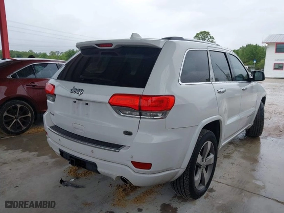 2014 Jeep Grand Cherokee Overland with VIN 1C4RJFCT4EC337564, listed as a IAAI auction lot 41982886 with 191,412 mi miles. Bid and sale history available at carsss.com. Image 4.