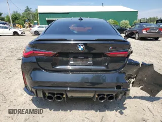 2022 BMW M4 Competition xDrive with VIN WBS43AZ02NCH67299, listed as a Copart auction lot 58264194 with 19,176 mi miles and Salvage Title. Bid and sale history available at carsss.com. Image 6.