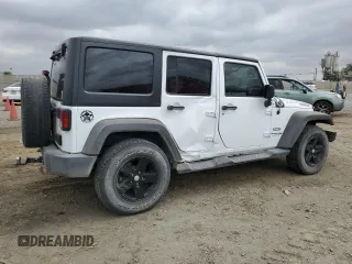2018 Jeep Wrangler JK Unlimited Sport S with VIN 1C4HJWDG5JL864679, listed as a Copart auction lot 76408744 with 77,728 mi miles and Salvage Title. Bid and sale history available at carsss.com. Image 3.