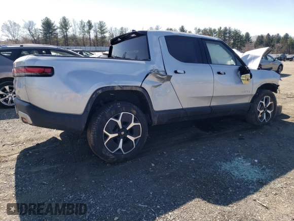 2023 Rivian R1T Adventure with VIN 7FCTGBAA8PN027711, listed as a Copart auction lot 49449155 with 16,031 mi miles and Salvage Title. Bid and sale history available at carsss.com. Image 3.
