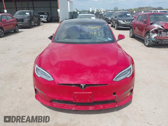 2022 Tesla Model S with VIN 5YJSA1E58NF463643, listed as a IAAI auction lot 41861483 with Not Provided miles and . Bid and sale history available at DreamBid. Image 11.