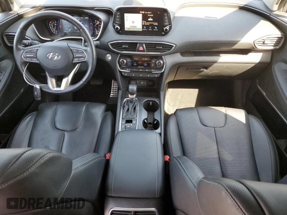 2020 Hyundai Santa Fe Limited with VIN 5NMS5CAA5LH266346, listed as a Copart auction lot 54167105 with 38,566 mi miles and Salvage Title. Bid and sale history available at carsss.com. Image 8.