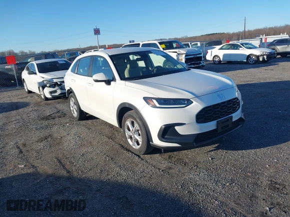 2023 Honda HR-V LX with VIN 3CZRZ1H32PM724551, listed as a IAAI auction lot 41815617 with 25,300 mi miles and . Bid and sale history available at DreamBid. Image 1.