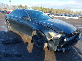 2015 Audi A6 2.0T Premium Plus with VIN WAUGFAFC2FN043932, listed as a IAAI auction lot 41489620 with 90,121 mi miles. Bid and sale history available at carsss.com. Image 1.