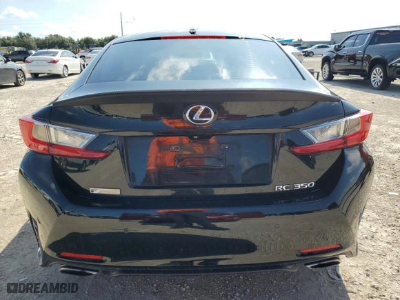 2015 Lexus RC 350 with VIN JTHHE5BC5F5005732, listed as a Copart auction lot 71773524 with 72,811 mi miles and Salvage Title. Bid and sale history available at carsss.com. Image 6.
