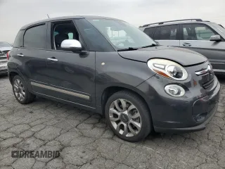 2014 FIAT 500L Lounge z VIN ZFBCFACH6EZ007494, wystawiony jako Copart lot #58773595 z przebiegiem 62 893 mil mil oraz Szkody całkowita. Historia ofert i sprzedaży dostępna na DreamBid. Obrazek 4.
