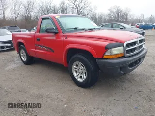 2004 Dodge Dakota with VIN 1D7FL16K14S535595, listed as a IAAI auction lot 41553641 with 110,223 mi miles. Bid and sale history available at carsss.com. Image 1.