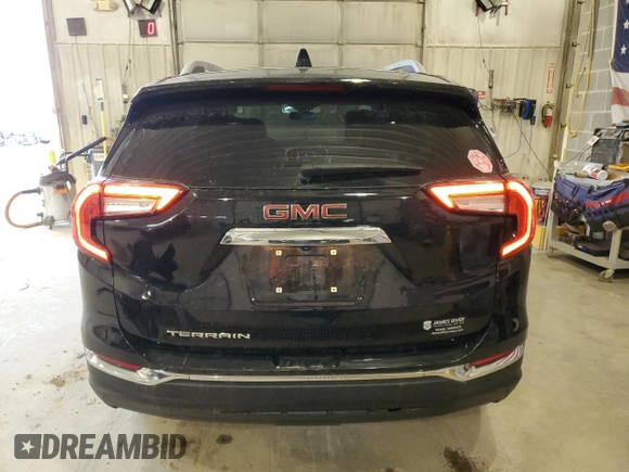 2023 GMC Terrain SLT with VIN 3GKALPEG6PL153896, listed as a Copart auction lot 50389425 with 29,006 mi miles and Salvage title. Bid and sale history available at DreamBid. Image 6.
