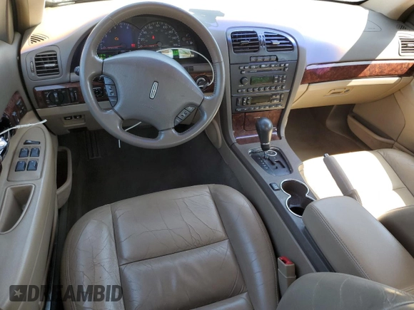 2001 Lincoln LS Sport with VIN 1LNHM87A31Y634664, listed as a Copart auction lot 53137475 with 120,072 mi miles and Salvage Title. Bid and sale history available at DreamBid. Image 8.