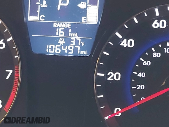 2015 Hyundai Accent GS with VIN KMHCT5AE6FU211955, listed as a IAAI auction lot 41610857 with 106,497 mi miles. Bid and sale history available at carsss.com. Image 15.