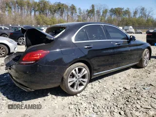 2019 Mercedes-Benz C 300 with VIN 55SWF8EB1KU285750, listed as a Copart auction lot 48624055 with 62,325 mi miles and Salvage Title. Bid and sale history available at DreamBid. Image 3.