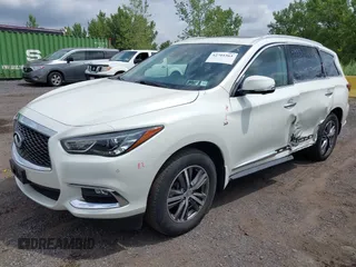 2020 Infiniti QX60 Luxe with VIN 5N1DL0MM2LC506031, listed as a IAAI auction lot 42701561 with 31,424 mi miles and . Bid and sale history available at DreamBid. Image 19.