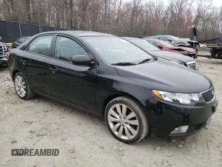 2011 Kia Forte SX with VIN KNAFW4A30B5405173, listed as a Copart auction lot 47854215 with 90,309 mi miles and Salvage Title. Bid and sale history available at carsss.com. Image 4.