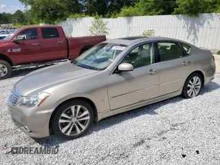 2008 Infiniti M with VIN JNKBY01E88M500860, listed as a Copart auction lot 55987835 with 222,684 mi miles and Salvage title. Bid and sale history available at DreamBid. Image 1.