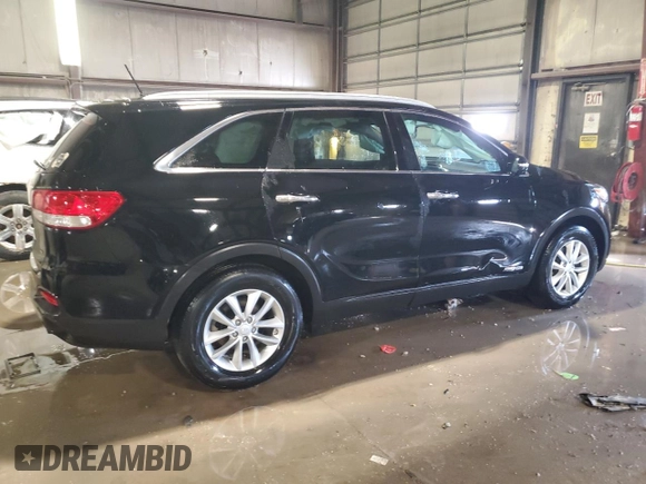 2018 Kia Sorento LX V6 with VIN 5XYPGDA5XJG422896, listed as a Copart auction lot 46865955 with 0 mi miles and Salvage Title. Bid and sale history available at carsss.com. Image 3.