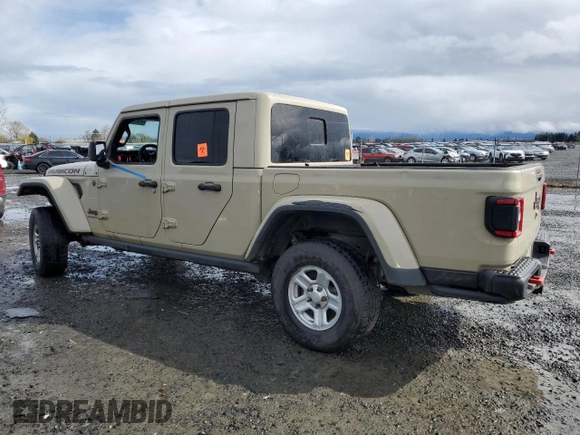 2020 Jeep Gladiator Rubicon with VIN 1C6JJTBG5LL178882, listed as a Copart auction lot 47971205 with 102,757 mi miles and Salvage Title. Bid and sale history available at DreamBid. Image 2.
