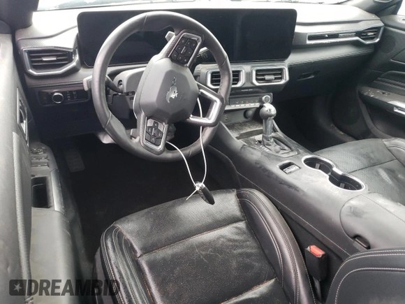 2024 Ford Mustang GT Premium with VIN 1FAGP8FF7R5104107, listed as a Copart auction lot 81084034 with 8,389 mi miles and Clean title. Bid and sale history available at DreamBid. Image 8.
