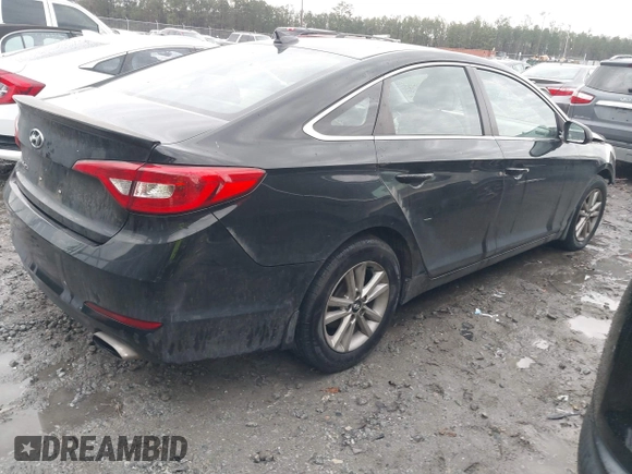 2016 Hyundai Sonata 2.4L with VIN 5NPE24AF7GH280779, listed as a IAAI auction lot 41559208 with 119,068 mi miles and . Bid and sale history available at carsss.com. Image 4.