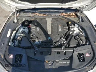 2015 BMW 7 Series 750Li xDrive with VIN WBAYF8C50FD655443, listed as a Copart auction lot 61092005 with Not provided miles and Salvage title. Bid and sale history available at DreamBid. Image 11.