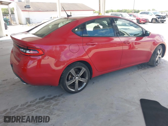 2016 Dodge Dart GT with VIN 1C3CDFEB2GD593379, listed as a IAAI auction lot 42151778 with 63,639 mi miles and . Bid and sale history available at DreamBid. Image 4.