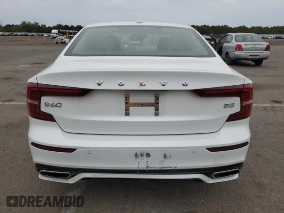 2022 Volvo S60 Momentum with VIN 7JRL12FZXNG161323, listed as a Copart auction lot 72046244 with 20,453 mi miles and Salvage Title. Bid and sale history available at carsss.com. Image 6.