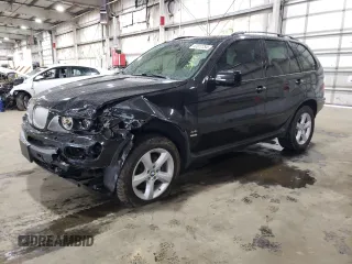 2006 BMW X5 4.4i with VIN 5UXFB53526LV29173, listed as a Copart auction lot 47077754 with 182,050 mi miles and Salvage Title. Bid and sale history available at carsss.com. Image 1.