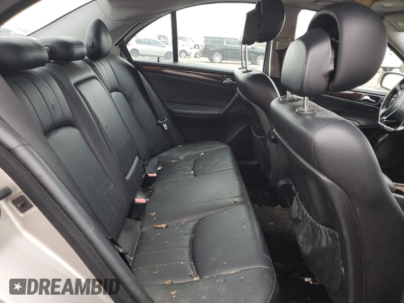 2006 Mercedes-Benz C 280 Luxury with VIN WDBRF54H06F741868, listed as a Copart auction lot 80679604 with 248,120 mi miles and Salvage Title. Bid and sale history available at DreamBid. Image 10.
