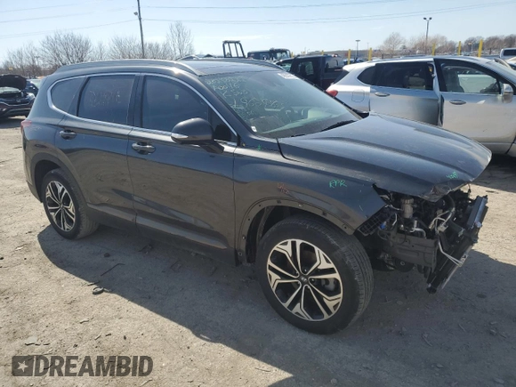 2020 Hyundai Santa Fe Limited with VIN 5NMS5CAA1LH196098, listed as a Copart auction lot 49047615 with 51,821 mi miles and Salvage Title. Bid and sale history available at carsss.com. Image 4.