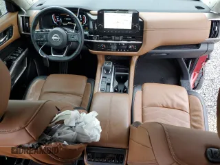 2024 Nissan Pathfinder Platinum with VIN 5N1DR3DH9RC210841, listed as a Copart auction lot 46792795 with 23,164 mi miles and Salvage title. Bid and sale history available at DreamBid. Image 8.