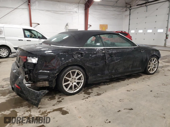 2019 Audi A5 Cabriolet Premium Plus z VIN WAUYNGF56KN006985, wystawiony jako Copart lot #56463265 z przebiegiem 27 229 mil mil oraz Szkoda całkowita • Salvage title. Historia ofert i sprzedaży dostępna na DreamBid. Obrazek 3.